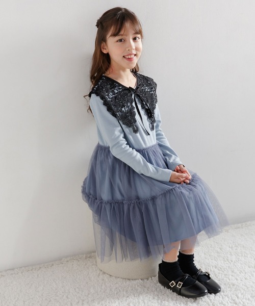 Bee des Bee(ビーデスビー)の「レース付け襟(付け襟・キッズ・ホワイト/ブラック・フリー)」の8枚目の写真