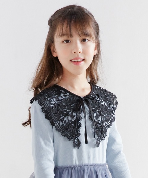 Bee des Bee(ビーデスビー)の「レース付け襟(付け襟・キッズ・ホワイト/ブラック・フリー)」の7枚目の写真