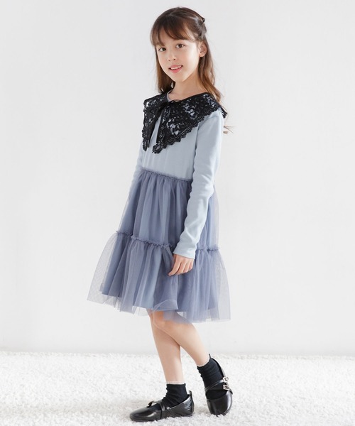 Bee des Bee(ビーデスビー)の「レース付け襟(付け襟・キッズ・ホワイト/ブラック・フリー)」の9枚目の写真