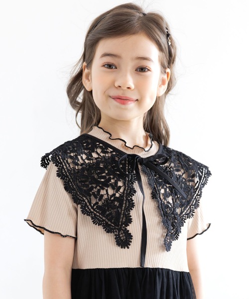 Bee des Bee(ビーデスビー)の「レース付け襟(付け襟・キッズ・ホワイト/ブラック・フリー)」の10枚目の写真