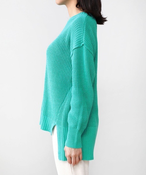 Bou Jeloud（ブージュルード）の「カラーBIGニットプルオーバー（ニット/セーター・レディース・オフホワイト/グリーン/オレンジ・FREE）」の20枚目の写真