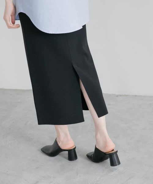 yuw（ユウ）の「ニットタイトスカート　266622（スカート・レディース・ブラック/グリーン/ピンク/レッド・FREE）」の18枚目の写真