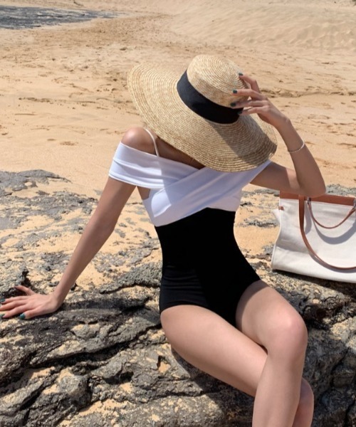 REBALANCE（リバランス）の「レディース水着 クロスデザイン スイムウェア（水着・レディース・B/A・SMALL/MEDIUM/LARGE）」の10枚目の写真