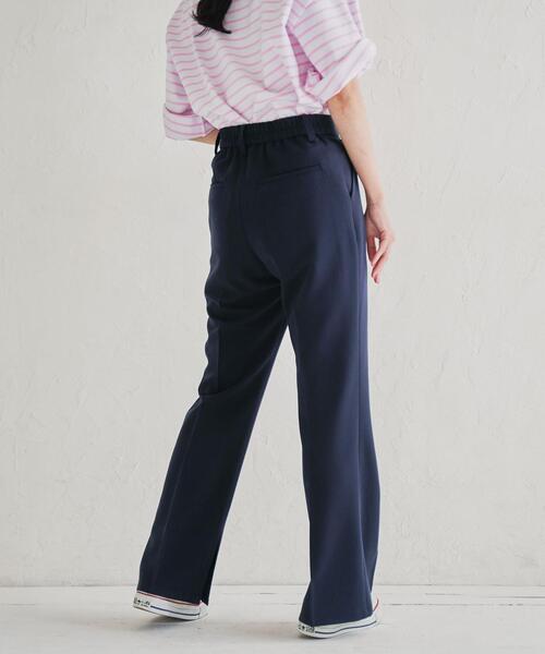 coen（コーエン）の「ドライギャバスタイルアップパンツ（WEB限定サイズ）（スラックス・レディース・ブラック/ダークグリーン/ネイビー/ターコイズブルー・S/M/L/XL）」の17枚目の写真