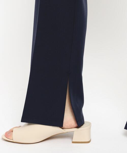 coen（コーエン）の「ドライギャバスタイルアップパンツ（WEB限定サイズ）（スラックス・レディース・ブラック/ダークグリーン/ネイビー/ターコイズブルー・S/M/L/XL）」の15枚目の写真