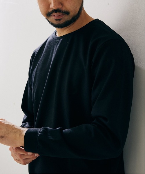 417 EDIFICE（フォーワンセブンエディフィス）の「コンパクトポンチ ロングスリーブカットソー【Made in Japan】（Tシャツ/カットソー・メンズ・ホワイト/ブラック/グレー/ブラウン/グリーン・SMALL/MEDIUM/LARGE）」の12枚目の写真