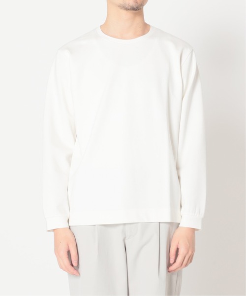 417 EDIFICE（フォーワンセブンエディフィス）の「コンパクトポンチ ロングスリーブカットソー【Made in Japan】（Tシャツ/カットソー・メンズ・ホワイト/ブラック/グレー/ブラウン/グリーン・SMALL/MEDIUM/LARGE）」の7枚目の写真