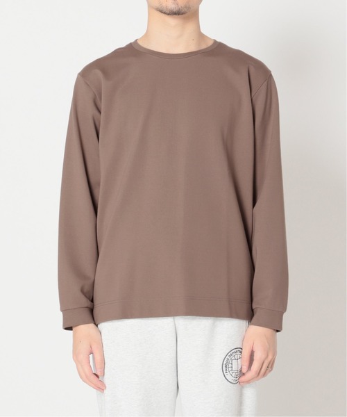 417 EDIFICE（フォーワンセブンエディフィス）の「コンパクトポンチ ロングスリーブカットソー【Made in Japan】（Tシャツ/カットソー・メンズ・ホワイト/ブラック/グレー/ブラウン/グリーン・SMALL/MEDIUM/LARGE）」の16枚目の写真