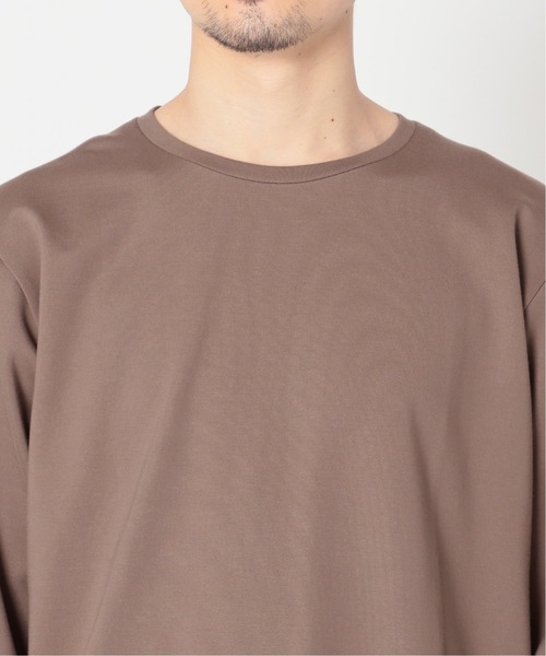 417 EDIFICE（フォーワンセブンエディフィス）の「コンパクトポンチ ロングスリーブカットソー【Made in Japan】（Tシャツ/カットソー・メンズ・ホワイト/ブラック/グレー/ブラウン/グリーン・SMALL/MEDIUM/LARGE）」の22枚目の写真