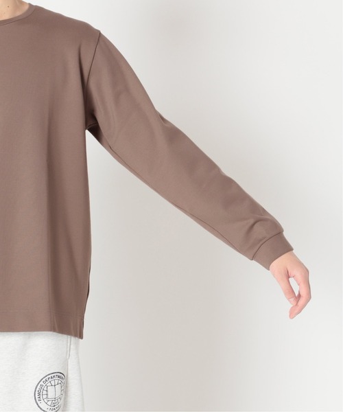 417 EDIFICE（フォーワンセブンエディフィス）の「コンパクトポンチ ロングスリーブカットソー【Made in Japan】（Tシャツ/カットソー・メンズ・ホワイト/ブラック/グレー/ブラウン/グリーン・SMALL/MEDIUM/LARGE）」の8枚目の写真