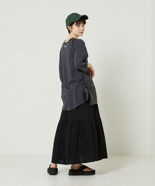 FREAK'S STORE（フリークスストア）の「Americana × FREAK'S STORE/アメリカーナ 別注フットボールTシャツ（Tシャツ/カットソー・レディース・ホワイト/イエロー/ダークグレー・ﾌﾘ-）」の18枚目の写真