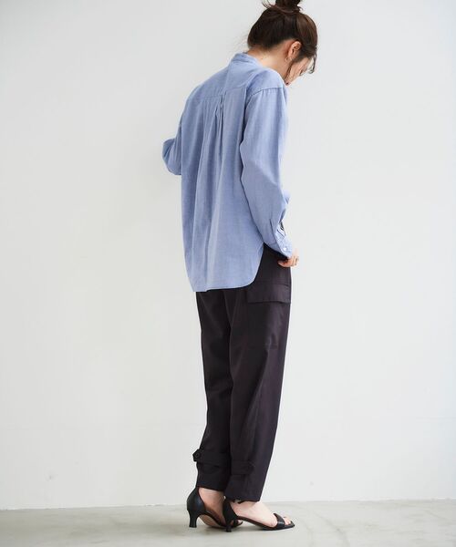 le.coeur blanc（ルクールブラン）の「2wayヘムカーゴパンツ（カーゴパンツ・レディース・ネイビー/カーキオリーブ・38/36）」の12枚目の写真