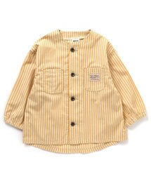 BREEZE | ノーカラーシャツジャケット(ノーカラージャケット)