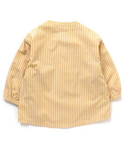 BREEZE(ブリーズ)の「ノーカラーシャツジャケット(ノーカラージャケット・キッズ・カーキ/インディゴブルー/マスタード・90/80/100/110/120/140/130)」の20枚目の写真