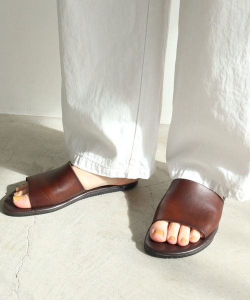 yuni(ユニ )の「60/2強撚コットン wide tuck パンツ(スラックス・レディース・ホワイト/ベージュ/グリーン/アイボリー・MEDIUM/SMALL/S/M)」の19枚目の写真