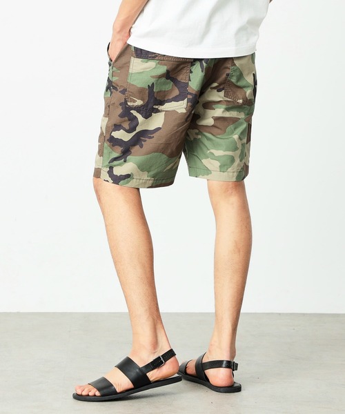 Alpha Industries（アルファインダストリーズ）の「綿麻イージーベーカーショーツ（カーゴパンツ・メンズ・ウッドランド・LARGE/MEDIUM/X-LARGE）」の3枚目の写真