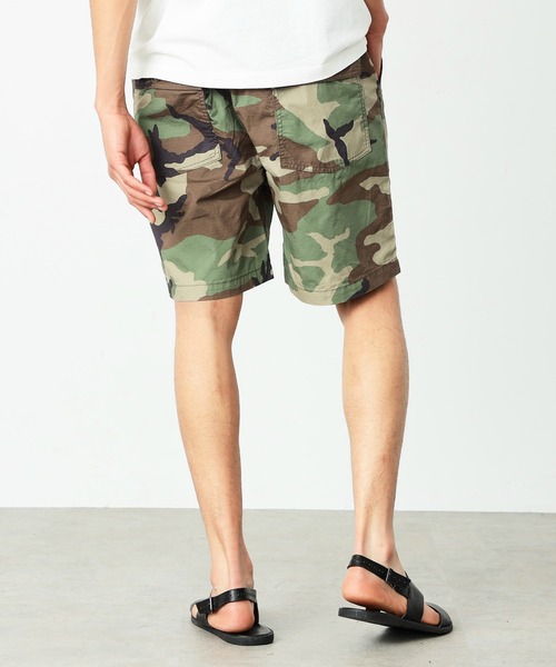 Alpha Industries（アルファインダストリーズ）の「綿麻イージーベーカーショーツ（カーゴパンツ・メンズ・ウッドランド・LARGE/MEDIUM/X-LARGE）」の5枚目の写真