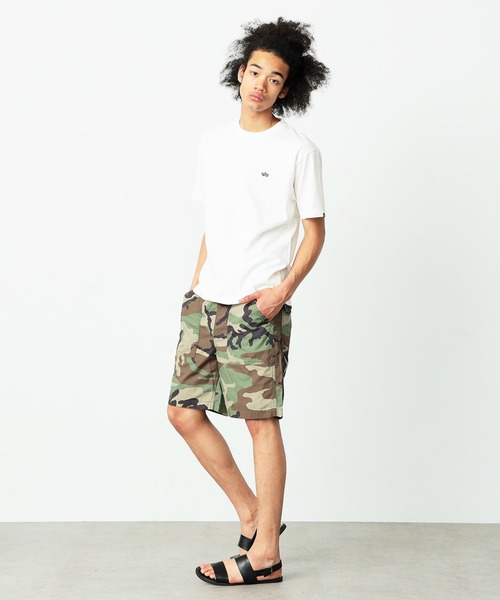 Alpha Industries（アルファインダストリーズ）の「綿麻イージーベーカーショーツ（カーゴパンツ・メンズ・ウッドランド・LARGE/MEDIUM/X-LARGE）」の8枚目の写真
