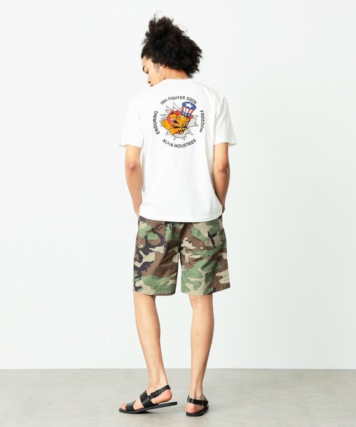 Alpha Industries（アルファインダストリーズ）の「綿麻イージーベーカーショーツ（カーゴパンツ・メンズ・ウッドランド・LARGE/MEDIUM/X-LARGE）」の9枚目の写真