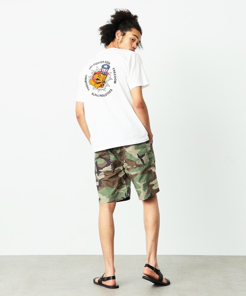 Alpha Industries（アルファインダストリーズ）の「綿麻イージーベーカーショーツ（カーゴパンツ・メンズ・ウッドランド・LARGE/MEDIUM/X-LARGE）」の10枚目の写真