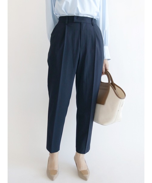 Te chichi（テチチ）の「センタープレステーパードパンツ（その他パンツ・レディース・ネイビー/グレー・SMALL/MEDIUM）」の2枚目の写真