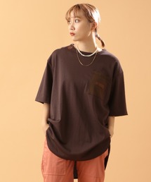 AVIREX | MESH EMBROIDERY TOPS/ メッシュ刺繍トップス(Tシャツ/カットソー)