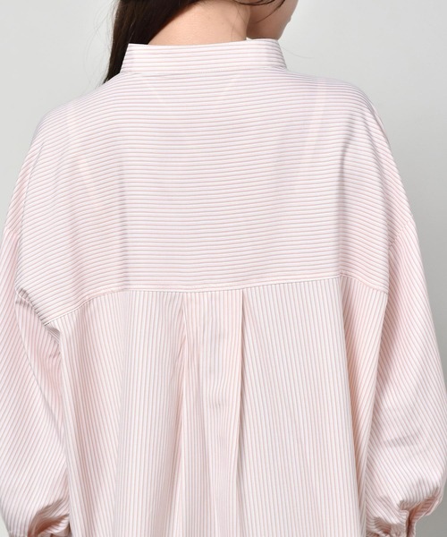 ems excite（エムズエキサイト）の「ストライプシャツ（シャツ/ブラウス・レディース・イエロー/グリーン/ピンク・FREE）」の20枚目の写真