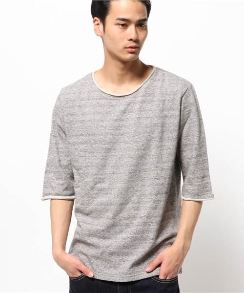 WEGO（ウィゴー）の「WEGO/カットオフスウェット（スウェット・メンズ・ブラック/杢グレー・LARGE/MEDIUM）」の2枚目の写真