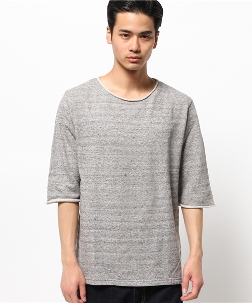 WEGO（ウィゴー）の「WEGO/カットオフスウェット（スウェット・メンズ・ブラック/杢グレー・LARGE/MEDIUM）」の3枚目の写真