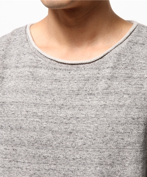 WEGO（ウィゴー）の「WEGO/カットオフスウェット（スウェット・メンズ・ブラック/杢グレー・LARGE/MEDIUM）」の6枚目の写真