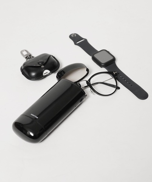 HIGHTIDE（ハイタイド）の「HIGHTIDE/ハイタイド スチールメガネケース ペンケース 2026年春夏（メガネ・メンズ・シルバー/ベージュ/カーキ/ホワイト/レッド/ブラック・ONE SIZE）」の3枚目の写真