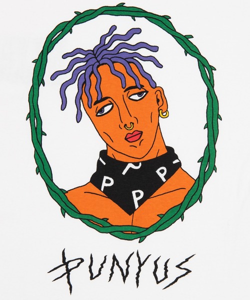 PUNYUS(プニュズ)の「GANGビッグTシャツ(Tシャツ/カットソー・レディース・パープル/ホワイト/ブラック・4/3)」の15枚目の写真