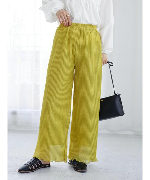 Green Parks(グリーンパークス)の「ワッシャーパンツ(その他パンツ・レディース・ベージュ/グリーン/イエロー・FREE)」の22枚目の写真