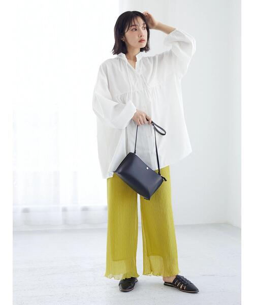 Green Parks(グリーンパークス)の「ワッシャーパンツ(その他パンツ・レディース・ベージュ/グリーン/イエロー・FREE)」の4枚目の写真