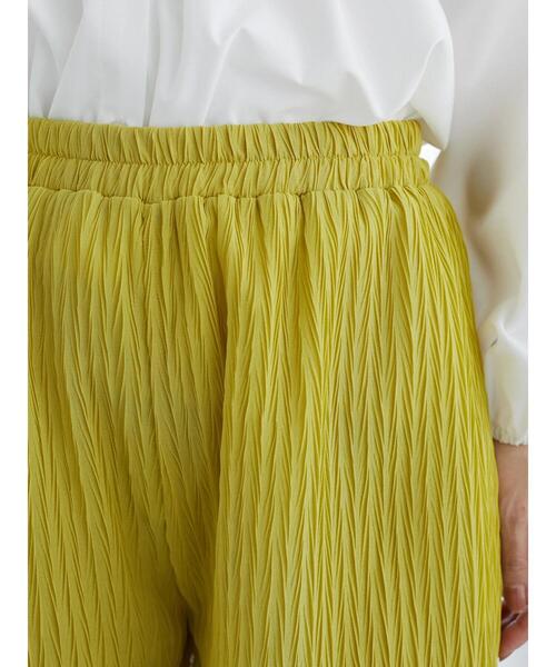 Green Parks(グリーンパークス)の「ワッシャーパンツ(その他パンツ・レディース・ベージュ/グリーン/イエロー・FREE)」の7枚目の写真