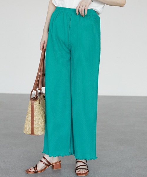 Green Parks(グリーンパークス)の「ワッシャーパンツ(その他パンツ・レディース・ベージュ/グリーン/イエロー・FREE)」の2枚目の写真