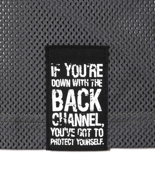 Back Channel（バックチャンネル）の「MESH TANK TOP（タンクトップ・メンズ・ホワイト/ブラック/グレー/ブルー/チャコール・MEDIUM/LARGE/X-LARGE）」の7枚目の写真
