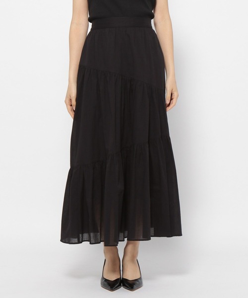 PAGEBOY（ページボーイ）の「綿100％ コットンボイルティアードスカート（スカート・レディース・ブラック/ベージュ/イエロー系その他・FREE）」の19枚目の写真