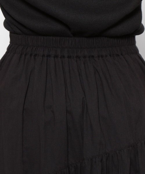 PAGEBOY（ページボーイ）の「綿100％ コットンボイルティアードスカート（スカート・レディース・ブラック/ベージュ/イエロー系その他・FREE）」の7枚目の写真