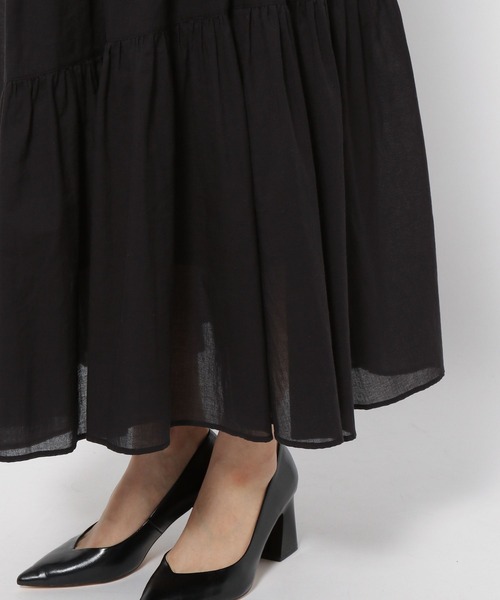 PAGEBOY（ページボーイ）の「綿100％ コットンボイルティアードスカート（スカート・レディース・ブラック/ベージュ/イエロー系その他・FREE）」の15枚目の写真