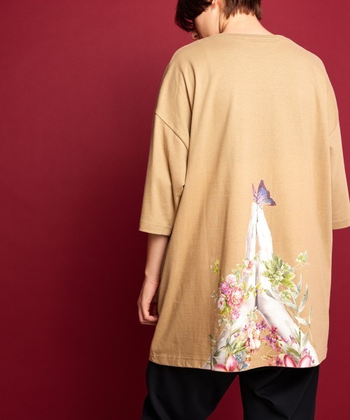 rehacer（レアセル）の「rehacer : Re-Pray on Wide Body / リプレイ オン ワイド ボディー（Tシャツ/カットソー・メンズ・ホワイト/ブラック/ベージュ/ネイビー・SMALL/MEDIUM/LARGE/X-LARGE）」の3枚目の写真