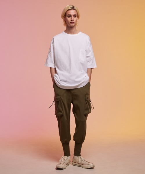 rehacer（レアセル）の「rehacer : Re-Pray on Wide Body / リプレイ オン ワイド ボディー（Tシャツ/カットソー・メンズ・ホワイト/ブラック/ベージュ/ネイビー・SMALL/MEDIUM/LARGE/X-LARGE）」の5枚目の写真