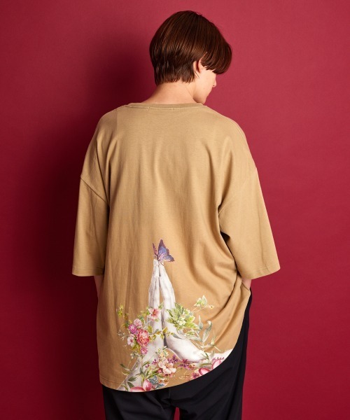 rehacer（レアセル）の「rehacer : Re-Pray on Wide Body / リプレイ オン ワイド ボディー（Tシャツ/カットソー・メンズ・ホワイト/ブラック/ベージュ/ネイビー・SMALL/MEDIUM/LARGE/X-LARGE）」の21枚目の写真