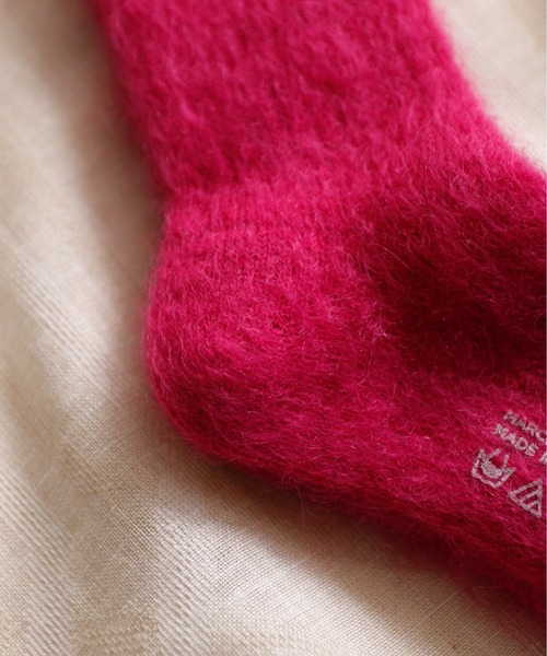 And A(アンドエー)の「MARCOMONDE マルコモンド / mohair ribbed socks モヘアリブソックス / 84N3_1MO-20C(ソックス/靴下・レディース・ピンク系その他/ピンク/ライトグリーン/アイボリー/ブルー/グレー系その他・WOMENS)」の9枚目の写真