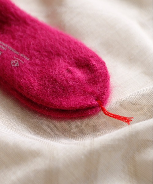 And A(アンドエー)の「MARCOMONDE マルコモンド / mohair ribbed socks モヘアリブソックス / 84N3_1MO-20C(ソックス/靴下・レディース・ピンク系その他/ピンク/ライトグリーン/アイボリー/ブルー/グレー系その他・WOMENS)」の11枚目の写真