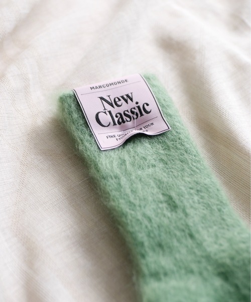 And A(アンドエー)の「MARCOMONDE マルコモンド / mohair ribbed socks モヘアリブソックス / 84N3_1MO-20C(ソックス/靴下・レディース・ピンク系その他/ピンク/ライトグリーン/アイボリー/ブルー/グレー系その他・WOMENS)」の12枚目の写真