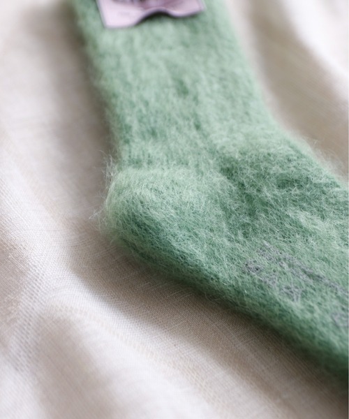 And A(アンドエー)の「MARCOMONDE マルコモンド / mohair ribbed socks モヘアリブソックス / 84N3_1MO-20C(ソックス/靴下・レディース・ピンク系その他/ピンク/ライトグリーン/アイボリー/ブルー/グレー系その他・WOMENS)」の13枚目の写真