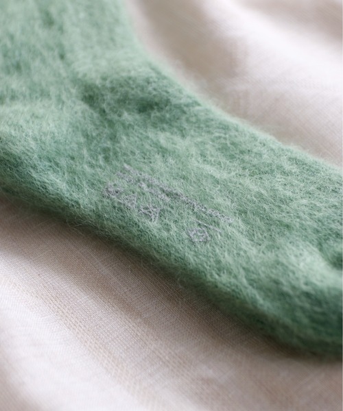 And A(アンドエー)の「MARCOMONDE マルコモンド / mohair ribbed socks モヘアリブソックス / 84N3_1MO-20C(ソックス/靴下・レディース・ピンク系その他/ピンク/ライトグリーン/アイボリー/ブルー/グレー系その他・WOMENS)」の14枚目の写真