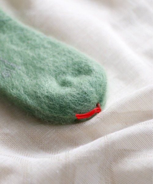 And A(アンドエー)の「MARCOMONDE マルコモンド / mohair ribbed socks モヘアリブソックス / 84N3_1MO-20C(ソックス/靴下・レディース・ピンク系その他/ピンク/ライトグリーン/アイボリー/ブルー/グレー系その他・WOMENS)」の15枚目の写真