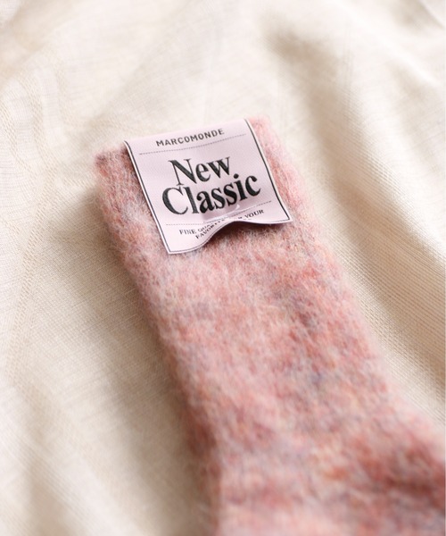 And A(アンドエー)の「MARCOMONDE マルコモンド / mohair ribbed socks モヘアリブソックス / 84N3_1MO-20C(ソックス/靴下・レディース・ピンク系その他/ピンク/ライトグリーン/アイボリー/ブルー/グレー系その他・WOMENS)」の16枚目の写真